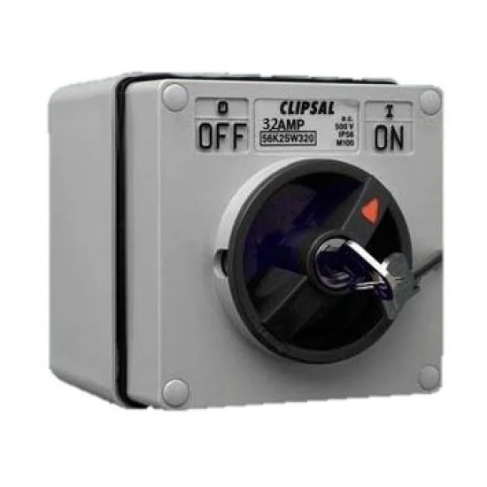Clipsal S56SW332, GY 3 Pole Surface Switch