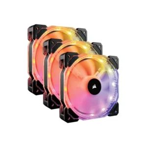 CORSAIR HD120 RGB LED High Performance PWM Fan (Pack of Three)