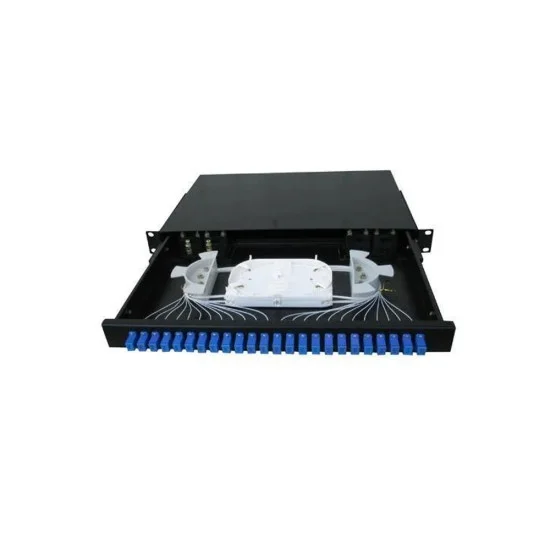 D-Link NLU-FSSCR-24 24 Port Rack Mount Loaded