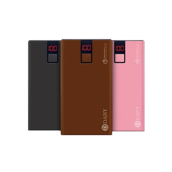 Dany PB-108 (10,000 MAH) POWERBANK (STRAWBERRY/DARK CHOCOLATE/BLACK PEARL)