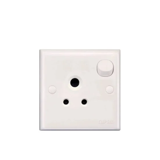 E-Series E15/15 15A 3 Pin Round Switched Socket