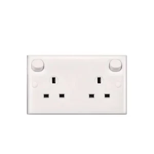E-Series E25 13 Amp Duplex Switch Socket