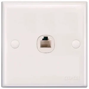 E-Series E31RJ64SM 1 Gang Telephone Outlet
