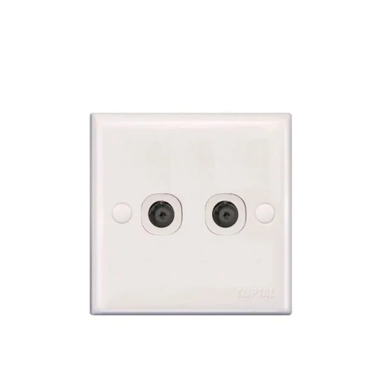 E-Series E32TV75MS 2 Gang TV Outlet