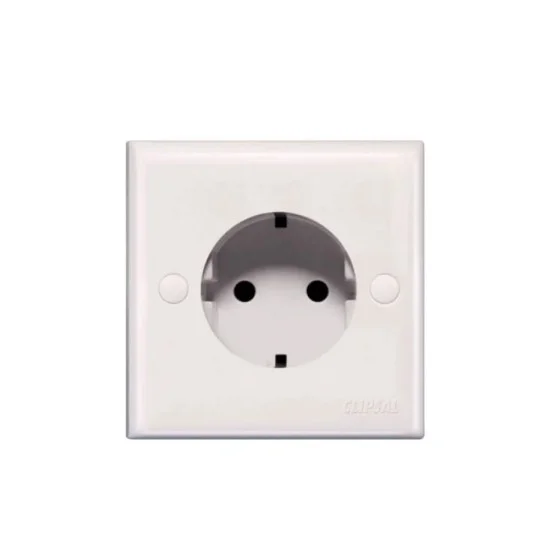 E-Series E426/16 16A 2 Pin Earth Schuko Socket