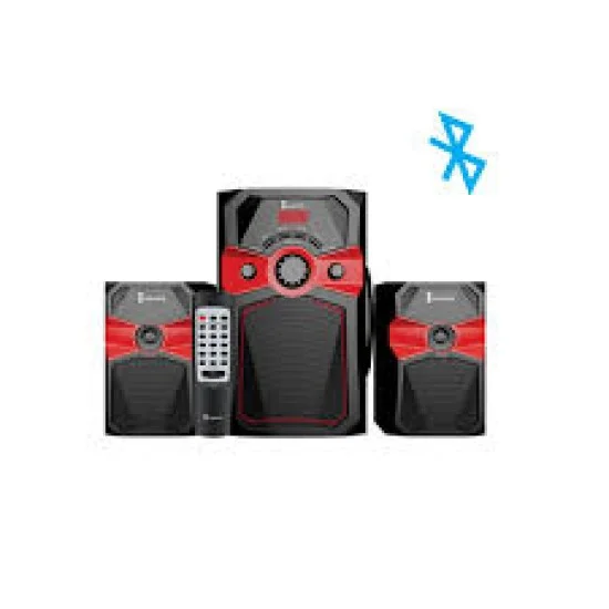 Lunar Electra-2 2.1 Bluetooth Black & Red Speaker