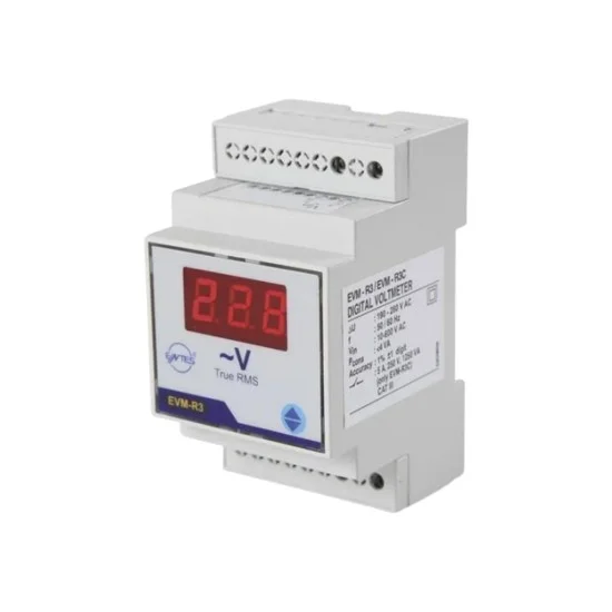 ENTES EVM-R3 Din Type Volt & Ampere Meter