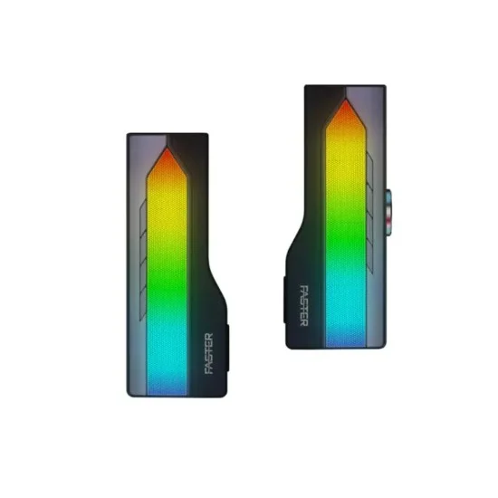 Faster G2000 RGB Lighting Dual Gaming Wireless Speakers 10W