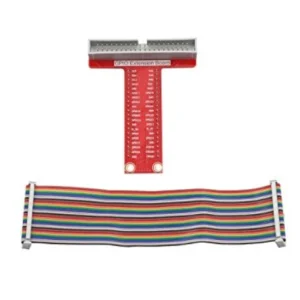 Raspberry Pi GPIO Breakout Expansion Board + Ribbon Cable
