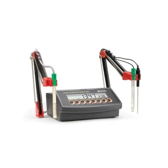 Hanna HI2550-02 pH/ORP/ISE/EC/TDS/NaCl Benchtop Meter