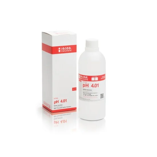 Hanna Buffer Solution pH 4.01 500ml Bottle