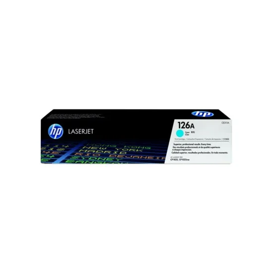 HP 126A Cyan Original LaserJet Toner Cartridge CE311A