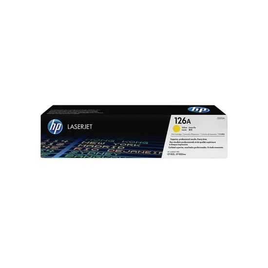 HP 126A Yellow Original LaserJet Toner Cartridge CE312A