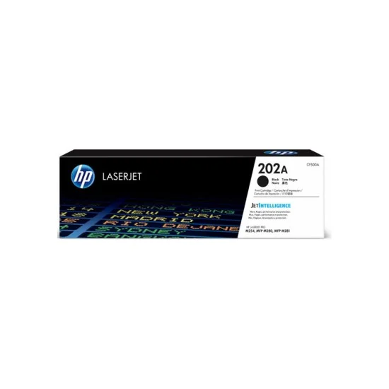 HP 202A Black Original LaserJet Toner Cartridge CF500A