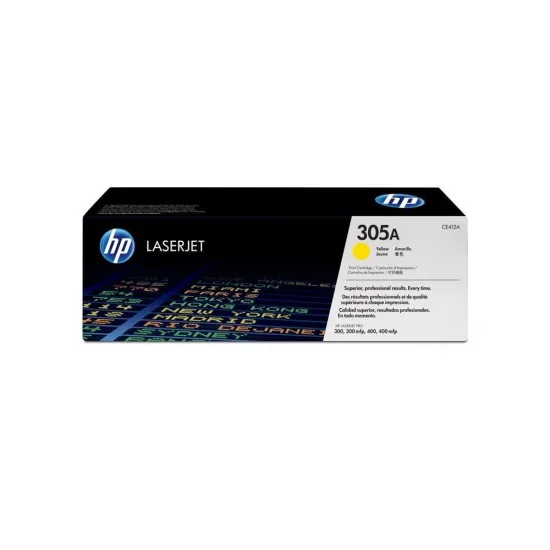HP 305A Yellow Original LaserJet Toner Cartridge CE412A