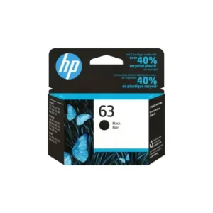 HP 63 Black Original Ink Cartridge F6U62AA