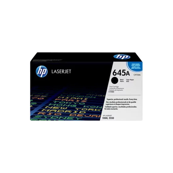 HP 645A Black Original LaserJet Toner Cartridge C9730A