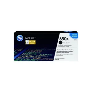 HP 650A Black Original LaserJet Toner Cartridge CE270A