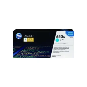 HP 650A Cyan Original LaserJet Toner Cartridge CE271A