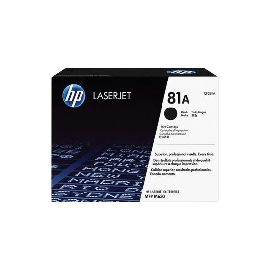 HP 81A Black Original LaserJet Toner Cartridge CF281A
