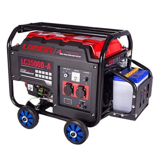 Loncin LC3500DA 2.5 KW Petrol & Gas Generator
