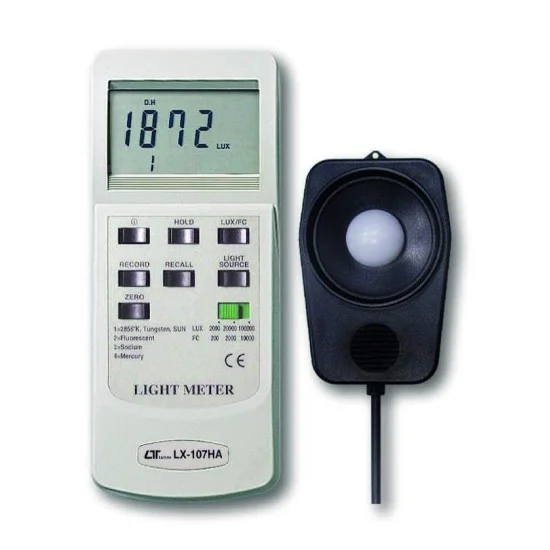 Lutron LX-107HA Portable Digital Luxmeter Along with Separate Probe