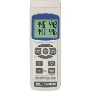 Lutron TM-947SD Digital 4-Channel Thermometer With Datalogger
