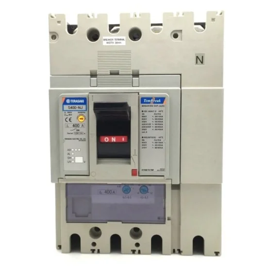 Terasaki MCCB 4 Pole TemBreak S 400NJ