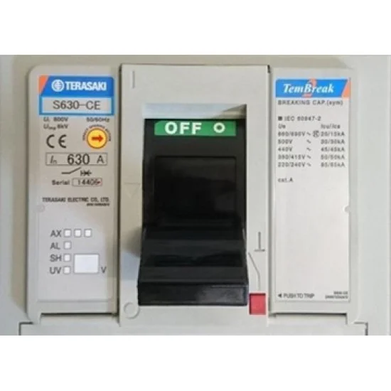 Terasaki S 630CE MCCB 4 Pole TemBreak