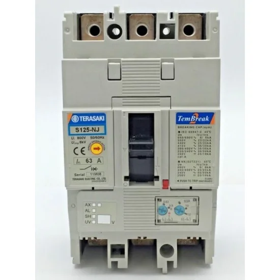 Terasaki MCCB 3-Pole TemBreak S 125NJ