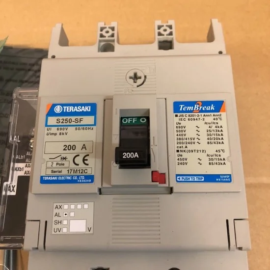 Terasaki MCCB TemBreak S250SF
