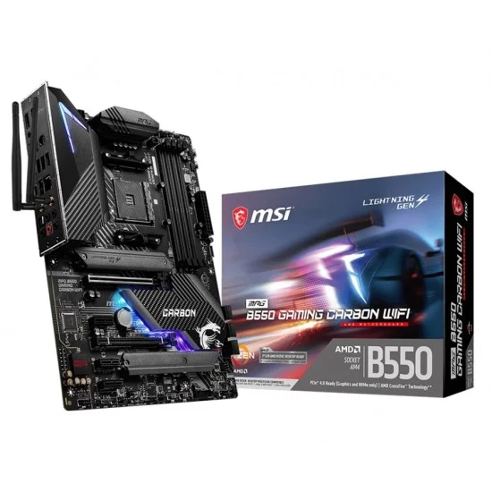 MSI B550 Mpg Gaming Carbon Wifi AMD AM4 Motherboard