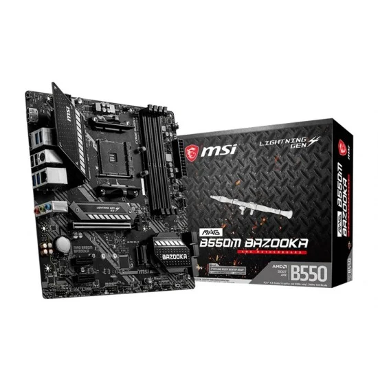 MSI B550M Mag Bazooka AMD AM4 DDR4 Motherboard