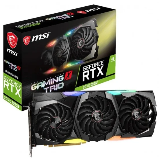 MSI GeForce RTX 2070 Super™ Gaming X TRIO 8GB DDR6 256-Bit Graphics Card
