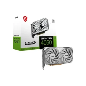 MSI GeForce RTX 4060 Ventus 2X White 8GB OC Graphics Card