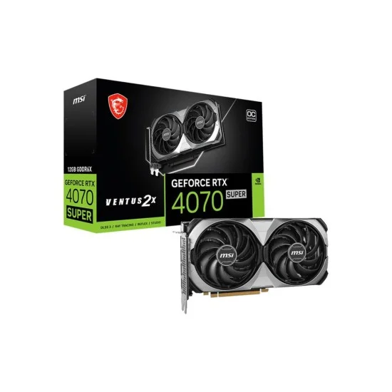 MSI GeForce RTX 4070 Super 12GB Ventus 2X OC Graphics Card