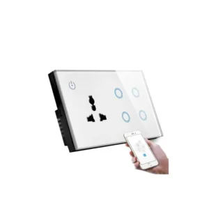 Mux 4 Gang Switch with Socket