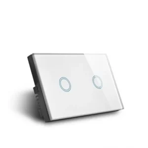 Mux Smart 2 Gang Wifi Enabled Mobile Voice Controlled Switchboard