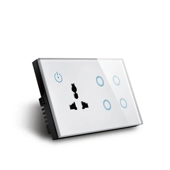 Mux 4 Gang Switchboard With Socket