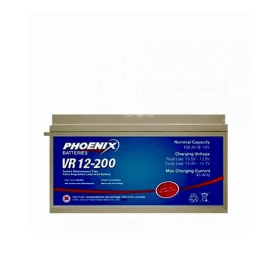 Phoenix VR 12-200 VRLA Battery 200AH