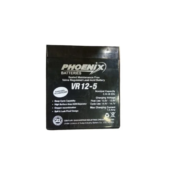 Phoenix VR 12-5 VRLA Battery 5AH