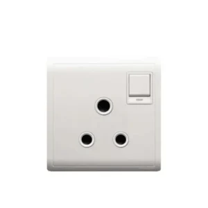 Pieno E8215‐15N 15A Round Pin Switched Socket With Neon