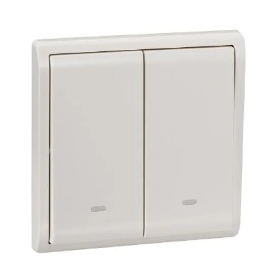 Pieno E8232L1F20 2 Gang 1 Way Switch