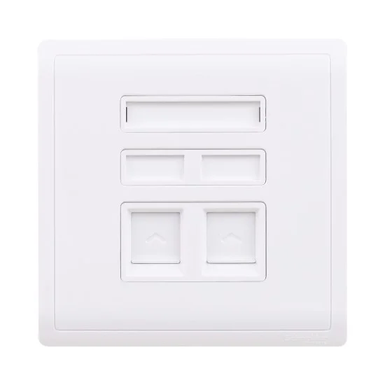 Pieno E8232RJS4 2 Gang Telephone Outlet