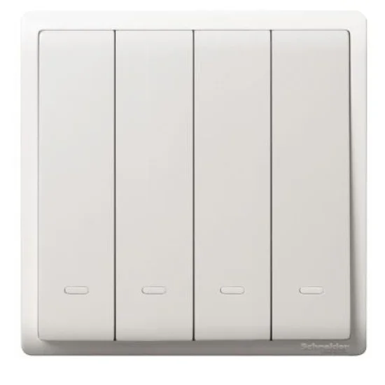 Pieno E8234L1F 4 Gang 1 Way Switch