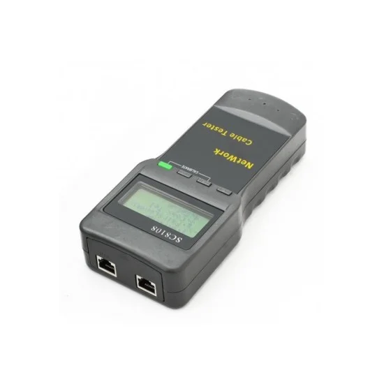 SC8108 Black Copper Ethernet Cable Tester