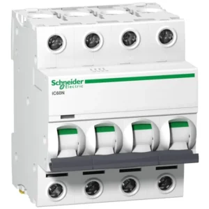 Schneider iC60 C Curve 4 Pole Miniature Circuit Breaker