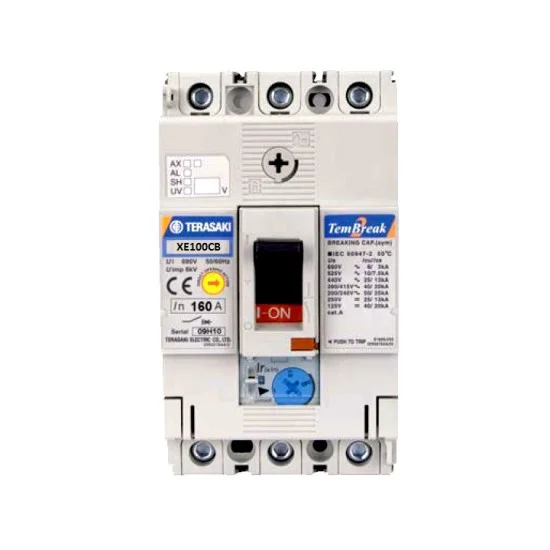 Terasaki MCCB TemBreak XE100CB 5KA-2.5KA