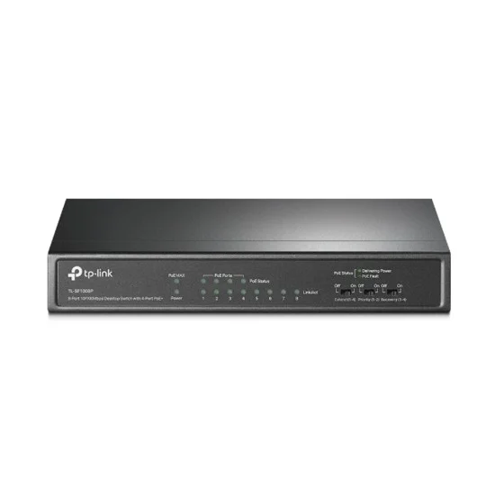 TP-Link TL-SF1008P 8-Port 10/100Mbps Desktop Switch