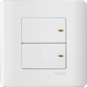 ZENcelo E8432/1 2 Gang 1 Way Switch
